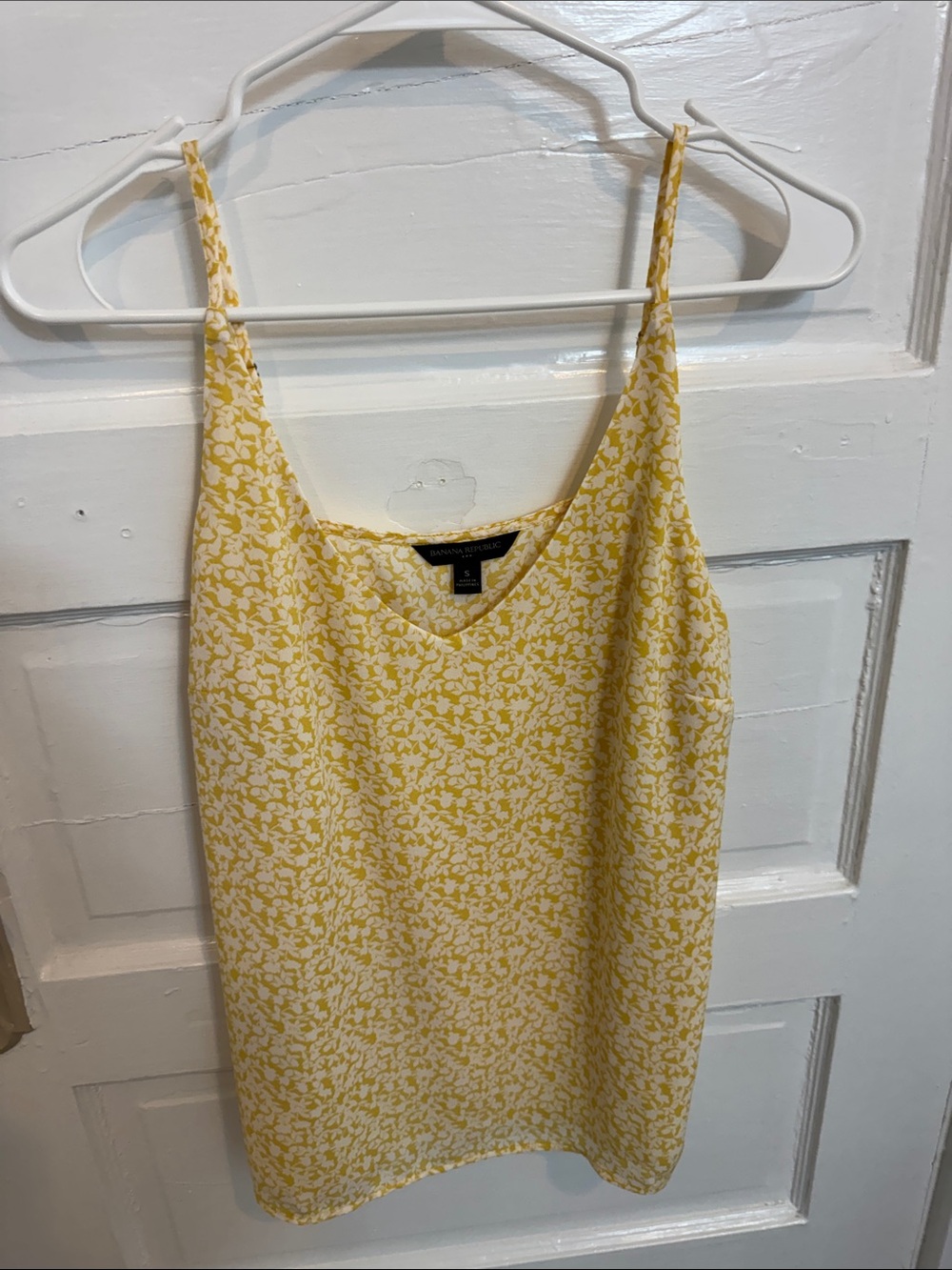 Worthington Yellow & White Floral Camisole